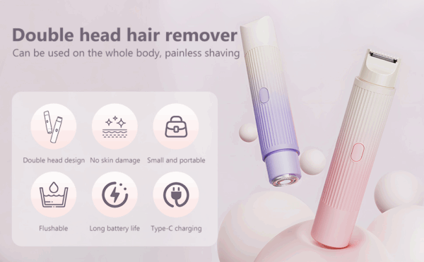 Description images_03 Double Head Hair Remover Trimmer for Women - Best Quality